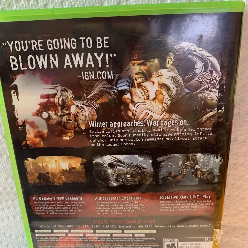 Gears of War 2 (Xbox 360, 2008)